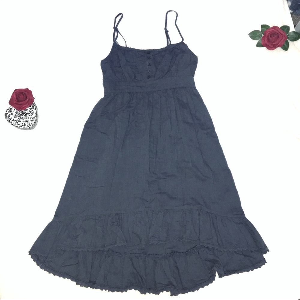 🌞 4/$10 Mossimo Supply Co. Chambray Ruffle Dress